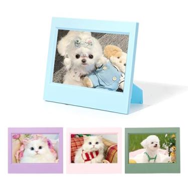 Imagem de WOGOZAN Moldura ampla para Fujifilm Wide/Wide EVO/Wide 400/300/210, molduras clássicas de 8,4 x 11,3 cm (colorido) (pacote com 4)