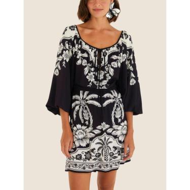 Imagem de Vestido Curto Mg Estampado Guanacaste Farm-Feminino