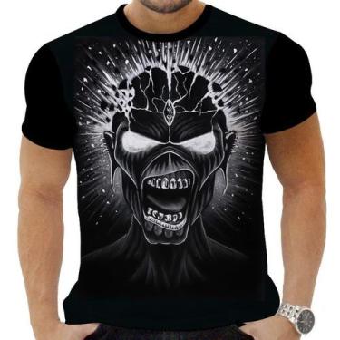 Imagem de Camiseta Camisa Personalizada Rock Iron Maiden Metal 3 - Obsidiana Co,