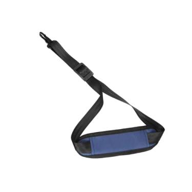 Imagem de Esquirla Correia para pescoço de saxofone com gancho de metal, macia e leve, para saxofones alto e tenor, Azul
