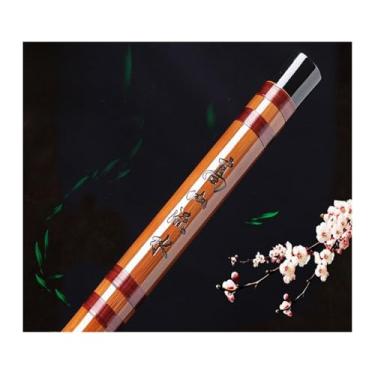 Imagem de Flauta de bambu série profissional de flautas flauta profissional flauta antiga flauta artesanal (tecla E)