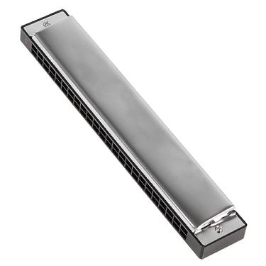 Imagem de Gaita diatônica com chave C de 24 furos e 48 tons para iniciantes em gaita