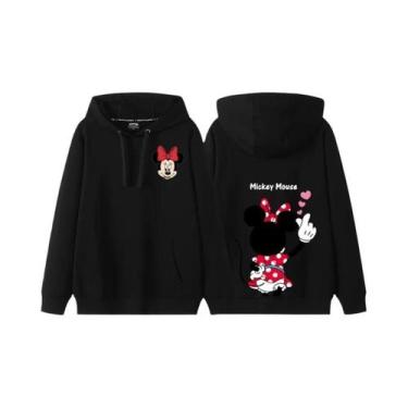 Imagem de Moletom com Capuz Anime Feminino Pato Donald e Margarida - Outono/Inve