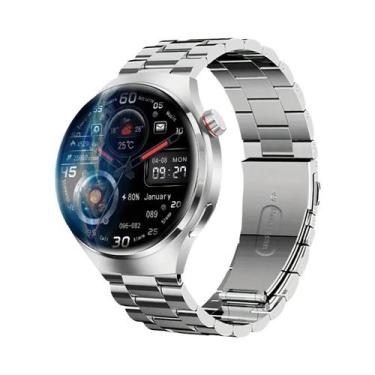 Imagem de Relógio Inteligente Masculino 4 Ultra HD AMOLED Com GPS, Monitor De Fr