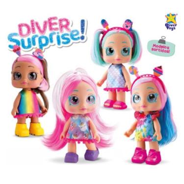 Imagem de Boneca Diver Surprise C/ Acessórios Sortidas, Diver Toys