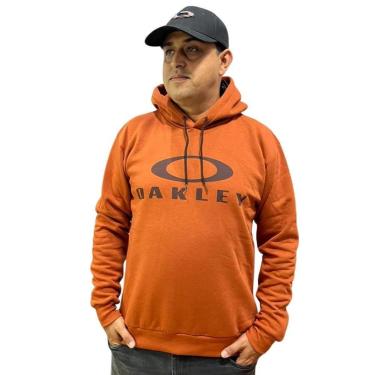 Imagem de Moletom Masculino Oakley Dual Hoodie II Fechado Marrom-Masculino