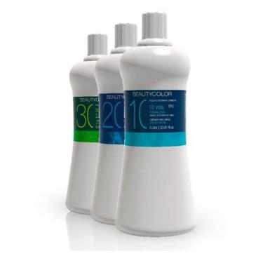 Imagem de Combo Água Oxigenada Beautycolor 10 + 20 + 30 Volumes 1l