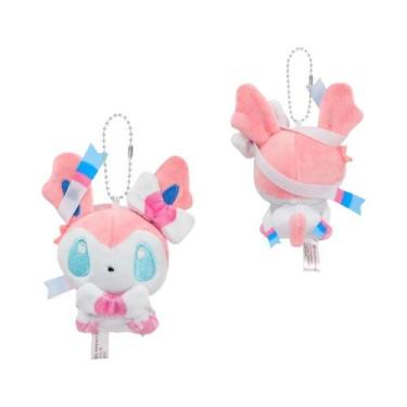 Imagem de Chaveiro De Pelúcia Pokémon Eevee Vaporeon Umbreon Jolteon Sylveon Fla