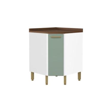 Imagem de Balcão De Cozinha Bella Canto C- 1 Porta Verde - Bertolini