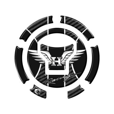 Imagem de Adesivo Bocal Cb Twister Cg Titan / Fan / Start 160 +2018 Asa Preto Cor Preto