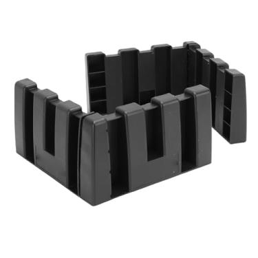 Imagem de Jiawu Blocos Organizadores de Porta-malas de Carro, Conjunto Multifuncional de Divisor de Armazenamento de Plástico PP Com Design Robusto e Robusto, para SUVs, Caminhões, Sedans