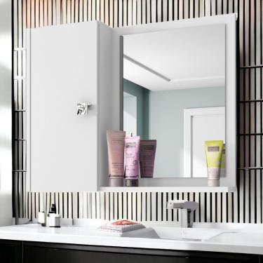 Imagem de Espelheira e Armário Gênova Branco Bechara