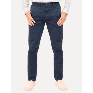 Imagem de Calça Dudalina Masculina Sarja Slim-Masculino