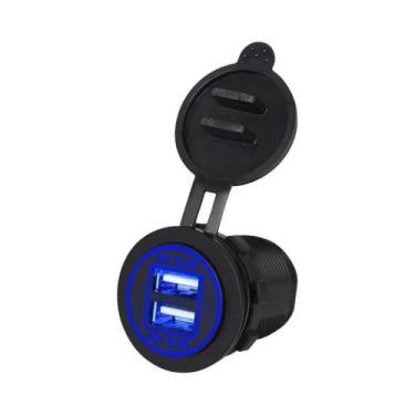 Imagem de Carregador De Carro Dual USB 1224V 5V 42A Adaptador À Prova d'Água Par