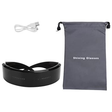 Imagem de Hyuduo Controle de Aplicativos de óculos Brilhantes de LED Inteligente Com 432 Bright Lights Music Sync Charging USB para Uma Apresentação No Palco da Barra de Aniversário da Festa