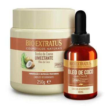 Imagem de Kit Bio Extratus Banho Creme 250G + Óleo De Coco Umectante