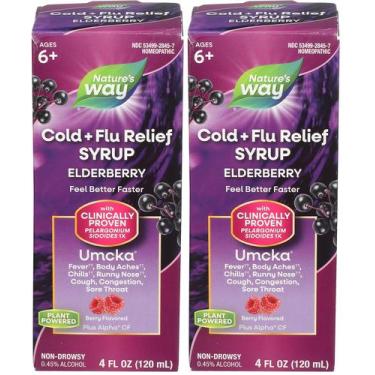 Imagem de Xarope Nature's Way Umcka Sabugueiro Intensivo para Resfriado e Gripe 