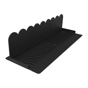 Imagem de predolo Protetor de respingos para pia de cozinha, placa de silicone à prova d'água, defletor de água, protetor de borda de pia para lavar louça, Preto