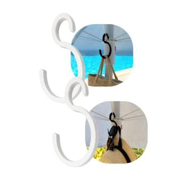 Imagem de Kit 2 Gancho Organizador Para Guarda-Sol De Praia 4 Pontas
