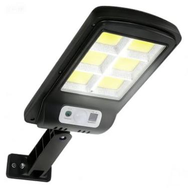 Imagem de Luminária Refletor Solar de Parede com Sensor de Movimento LED, 100 LEDs de Alto Brilho IP65 À Prova d'Água, Iluminação Externa para Jardim, Entrada e Segurança