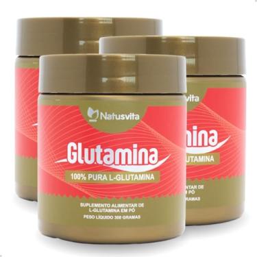 Imagem de Glutamina Pura. Sem Maltodextrina (3 und. 900g)