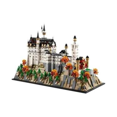 Imagem de Modelo De Blocos De Montar Do Castelo De Neuschwanstein 3455 Peças Art