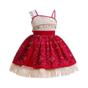 Imagem de Fantasia De Princesa Moana Para Meninas, Vestido Infantil Para Carnava