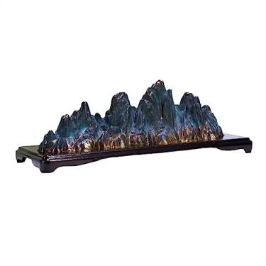 Imagem de porta-vara de incenso Criativo em forma de montanha queimador incenso liga requintado titular decoração para casa ornamentos