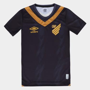 Imagem de Camisa Athletico Paranaense Infantil III 24/25 s/n° Jogador Umbro-Unissex