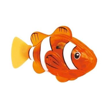 Imagem de Brinquedo De Peixe Palhaço Elétrico Com Sensor De Luz Para Banho De Be