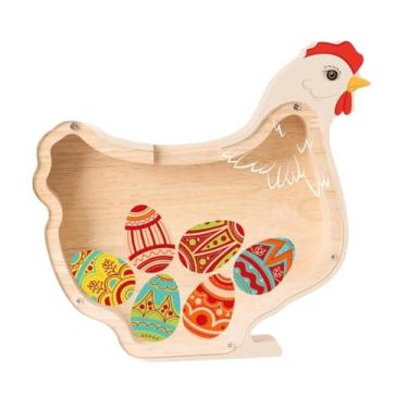 Imagem de Ｂｅｓｇａ Cofrinho em forma de porquinho, enfeite de aniversário para decoração de casa, centro de mesa, estátua de pote para economizar, ideal para sala de, Galinha