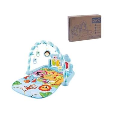 Imagem de Tapete De Atividades Para Bebês Recém-Nascidos Com Rack De Ginástica, 