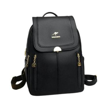 Imagem de Mochila De Couro Macio De Grande Capacidade Para Mulheres, Bolsa Versá