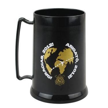 Imagem de Caneca Gel Isolante Térmico 300ml Corinthians Mundial 2012-Unissex