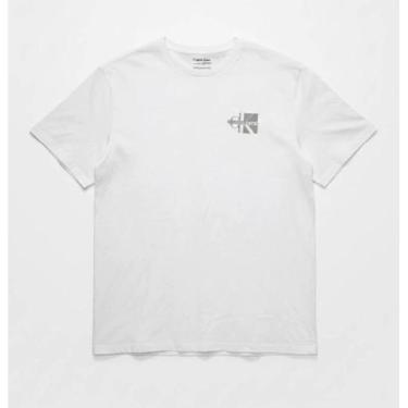 Imagem de Camiseta T-shirt Casual Branca Calvin Klein - 4R8070S-Masculino