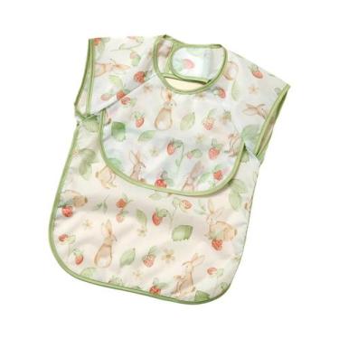 Imagem de Babador Impermeável De Poliéster Para Crianças, Sem Mangas, Para Bebês