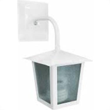 Imagem de Arandela Ideal Aco Quadrada Parede L2B Branca 2095, Branco