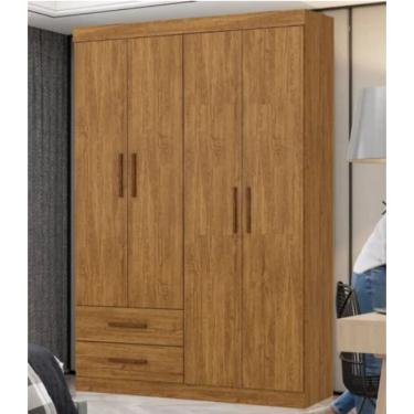 Imagem de Guarda Roupa Hercúles 4 Portas Cinamomo - Carioca Móveis