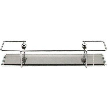 Imagem de Porta Shampoo Giosul com Vidro Fumê, Cromado