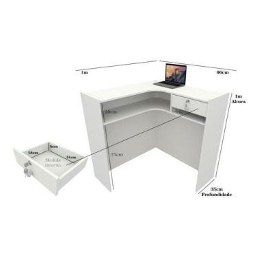 Imagem de Balcão Caixa L Mdp Lojas Valet Mercados Aviários Atendimento - VETORIA