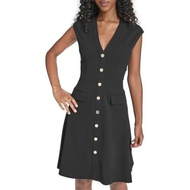 Imagem de Tommy Hilfiger Vestido feminino, preto, 6