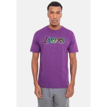 Imagem de Camiseta NBA Holographic Los Angeles Lakers Masculino-Masculino
