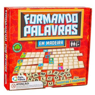 Imagem de Formando Palavras (madeira) Brinquedo pedagógico - Pais E Filhos