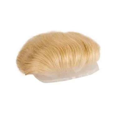 Imagem de Aplique de testa Parte de cabelo renda completa da testa humano remendo frontal masculino para homens(#22)