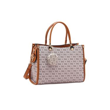 Imagem de Bolsa Feminina Chenson Monograma Elegance - Alça de Mão - Bege 3485410