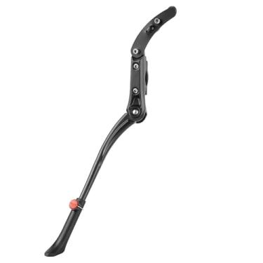 Imagem de Bicicleta kickstand liga de alumínio escada mountain bike suporte de estrada 26-29 polegadas rack de estacionamento ajustável