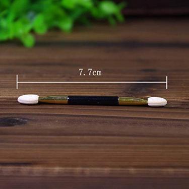 Imagem de Naroote Conjunto de Pincéis de Maquiagem para Sombra de Olhos, Aplicadores de Esponja Macia para Maquiagem Perfeita Dos Olhos, 10 Peças para Todos Os Tipos de Pele