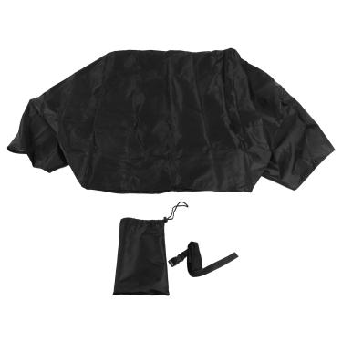 Imagem de Tampa do aquecedor da piscina revestida com prata 420d oxford à prova d'água à prova de poeira piscina de inverno tampa da bomba de calor com zíper e tira para equipamentos de