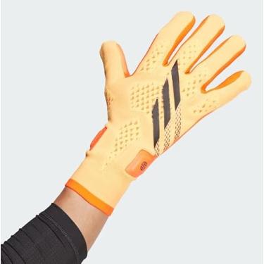 Imagem de adidas Luvas de goleiro X Speedportal Pro – design leve, ajuste confortável, materiais sustentáveis, palma antiderrapante, várias cores e tamanhos (ouro solar/preto/laranja solar, 7)