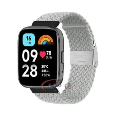 Imagem de Pulseira Elástica Trançada De 22mm Para Redmi Watch 3/5 Lite, Ajustáve